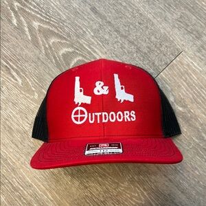 Red & Black Outdoors Cap